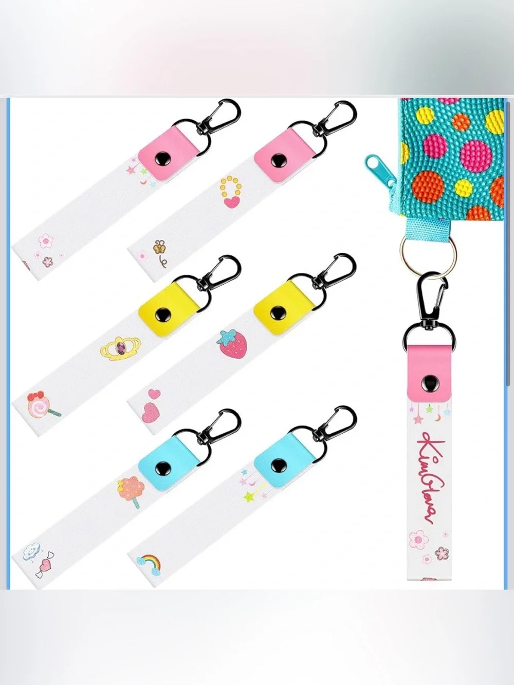 New Pack of 6 Personalized Name Tag Hooks